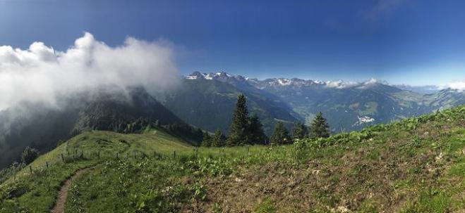 Blick vom Bleikigrat