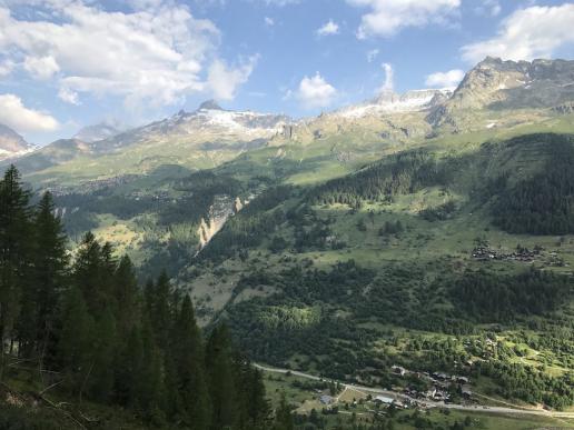 Blick zur Lauchernalp