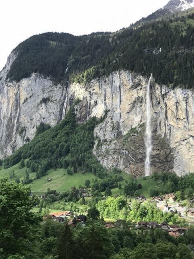 Lauterbrunnen mit Staubbachfall