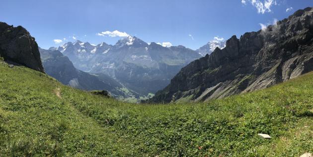 Letzer Blick auf die Kandersteger Riesen