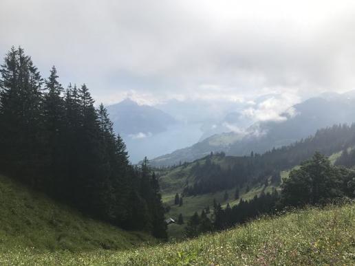 Blick Richtung Schwyz und Mythen