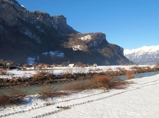 Die Aare bei Meiringen