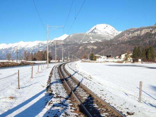 Trassee der Zentralbahn