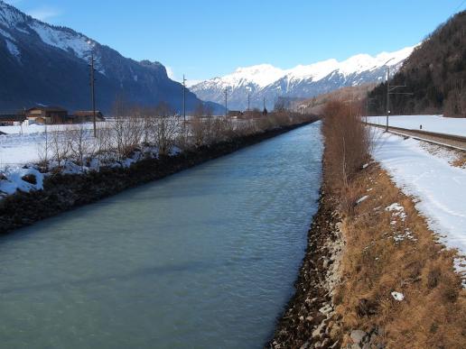 Aare bei Brienzwiler