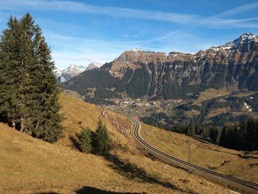 Blick nach Wengen